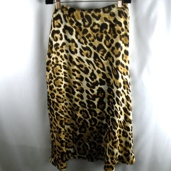 GILLI Size 1X Animal Leopard Print Long Skirt NEW NWT - Picture 4 of 6